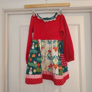 Matilda Jane Happy Holly Daze Dress, size 4
